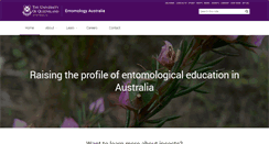 Desktop Screenshot of entomology.edu.au