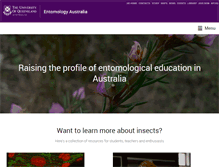 Tablet Screenshot of entomology.edu.au